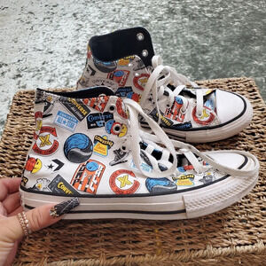 Converse Hi-Top Basketball Theme Sneakers